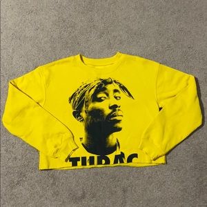 FOREVER 21 | yellow crop top sweater